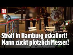 Messerangriff in Hamburg: Mann auf offener Straße attackiert!