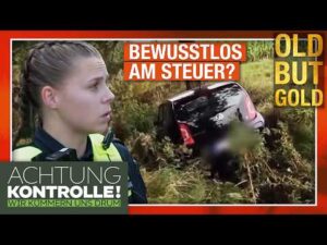 Achtung Kontrolle – Fast in LKW gekracht! Horror-Fahrt endet im Straßengraben | Old But Gold