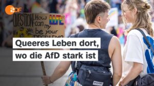ZDFheute Nachrichten – Angst vor der AfD? Queeres Leben in Sachsen-Anhalt