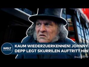 WELT Nachrichtensender – COMIC CON: Kaum wiederzuerkennen! Hollywood-Star Johnny Depp legt skurrilen Auftritt hin