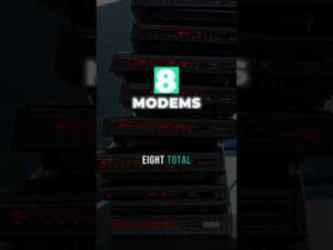Dial-up Internet with 12 MODEMS