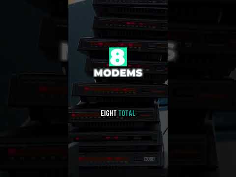 Dial-up Internet with 12 MODEMS