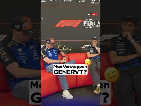 Verstappen genervt 😠