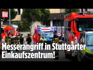 BILD – STUTTGART: Frau im Einkaufszentrum mit Messer attackiert und angezündet – Polizei ermittelt!