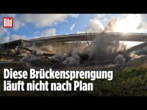 Riesenknall an der A45: Panne bei Sprengung der Talbrücke Ottfingen