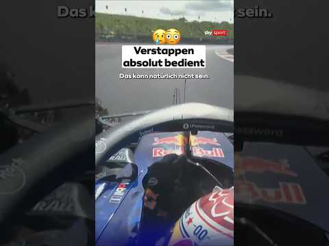Verstappen absolut bedient nach Abflug! 😵