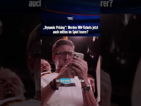 „Dynamic Pricing“: Werden WM-Tickets jetzt auch mitten im Spiel teurer? | heute-show #shorts