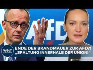 WELT Nachrichtensender – DEUTSCHLAND: Union vor Zerreißprobe?! AfD steigt weiter! Bröckelt die Brandmauer? Druck vor Wahlen