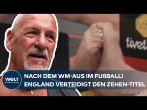 ENGLAND: Nach WM-Aus holen sich die Briten den Titel im Zehen-Wrestling