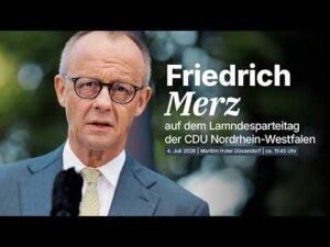 #MerzRede: Bundeskanzler Friedrich Merz auf dem Landesparteitag der CDU Nordrhein-Westfalen