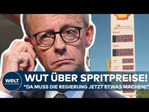 DEUTSCHLAND: Wut über Spritpreise – Tankrabatt zurück? “Da muss die Regierung jetzt etwas machen!”
