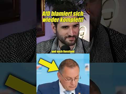 AfD BLAMIERT Sich Wieder!