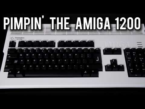 Pimpin' an Amiga 1200 in 2026 - 060 , Mechanical Keyboard, New Case!
