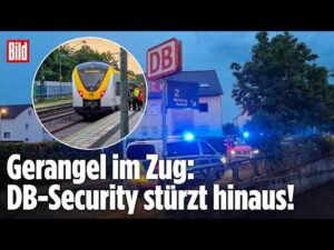 Attacke bei Ticketkontrolle: Bahnmitarbeiter stürzt bei 120 km/h aus Zug!