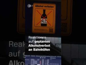 ZDFheute Nachrichten – DB führt Alkoholverbot an allen Bahnhöfen ein | #db #alkoholverbot