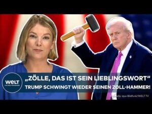 WELT Nachrichtensender – USA: DONALD TRUMP schwingt wieder seinen Zoll-Hammer! Auch Deutschland betroffen!