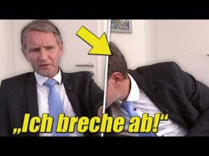 DerDara – Politik, News & Debatte – “Das Senden Sie NICHT!” AfD-Führer Höcke FLIEHT Aus ZDF-Interview Nach Kritischen Fragen!