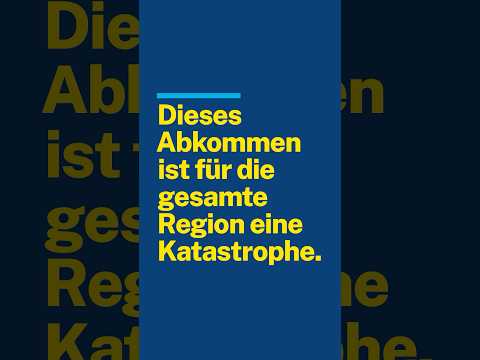 Iran-Abkommen ist eine Katastrophe.