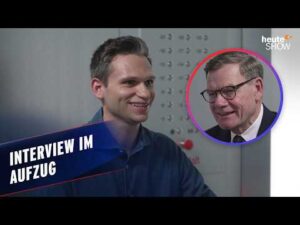 ZDF heute-show – Küsschen für Trump? Wadephul verteidigt im Aufzug seine Außenpolitik | heute-show: Next Stop Köster