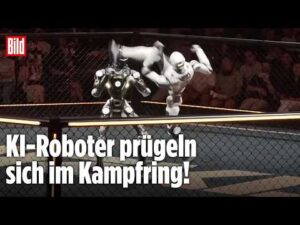 BILD – CHINA: Weltpremiere im Kampfring! Hightech-Roboter treten im Freestyle-Turnier an!