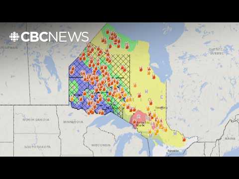 Wildfires continue to rage across Ontario, forcing more evacuations